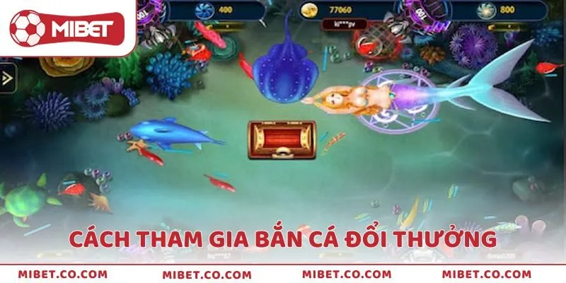 Hướng dẫn cách thức tham gia chơi săn cá