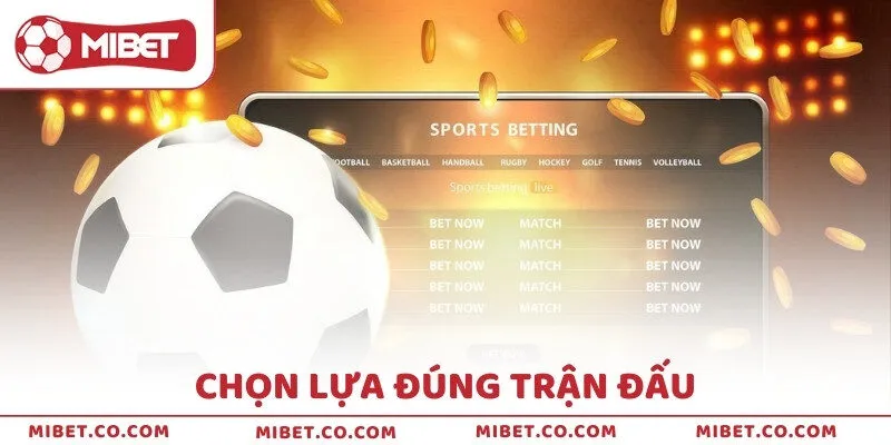 Chọn lựa đúng trận đấu